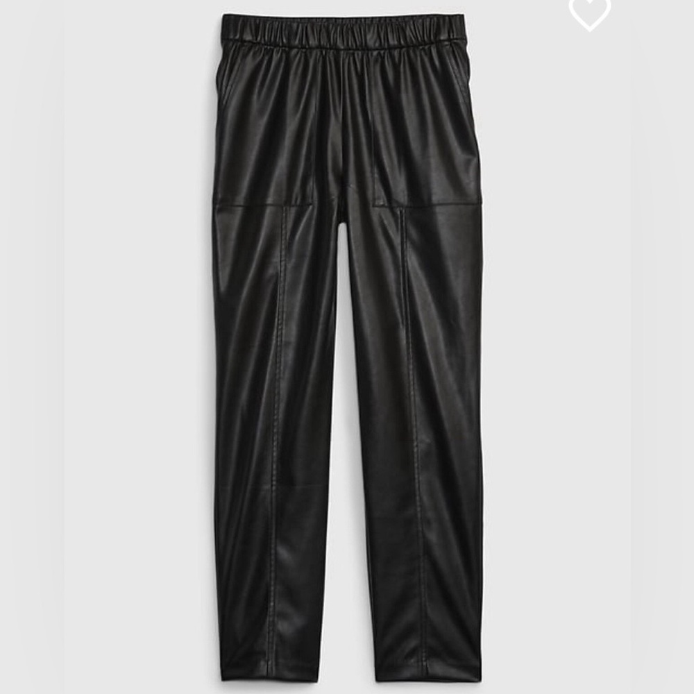 NWT GAP VEGAN LEATHER TROUSER PANTS ✨